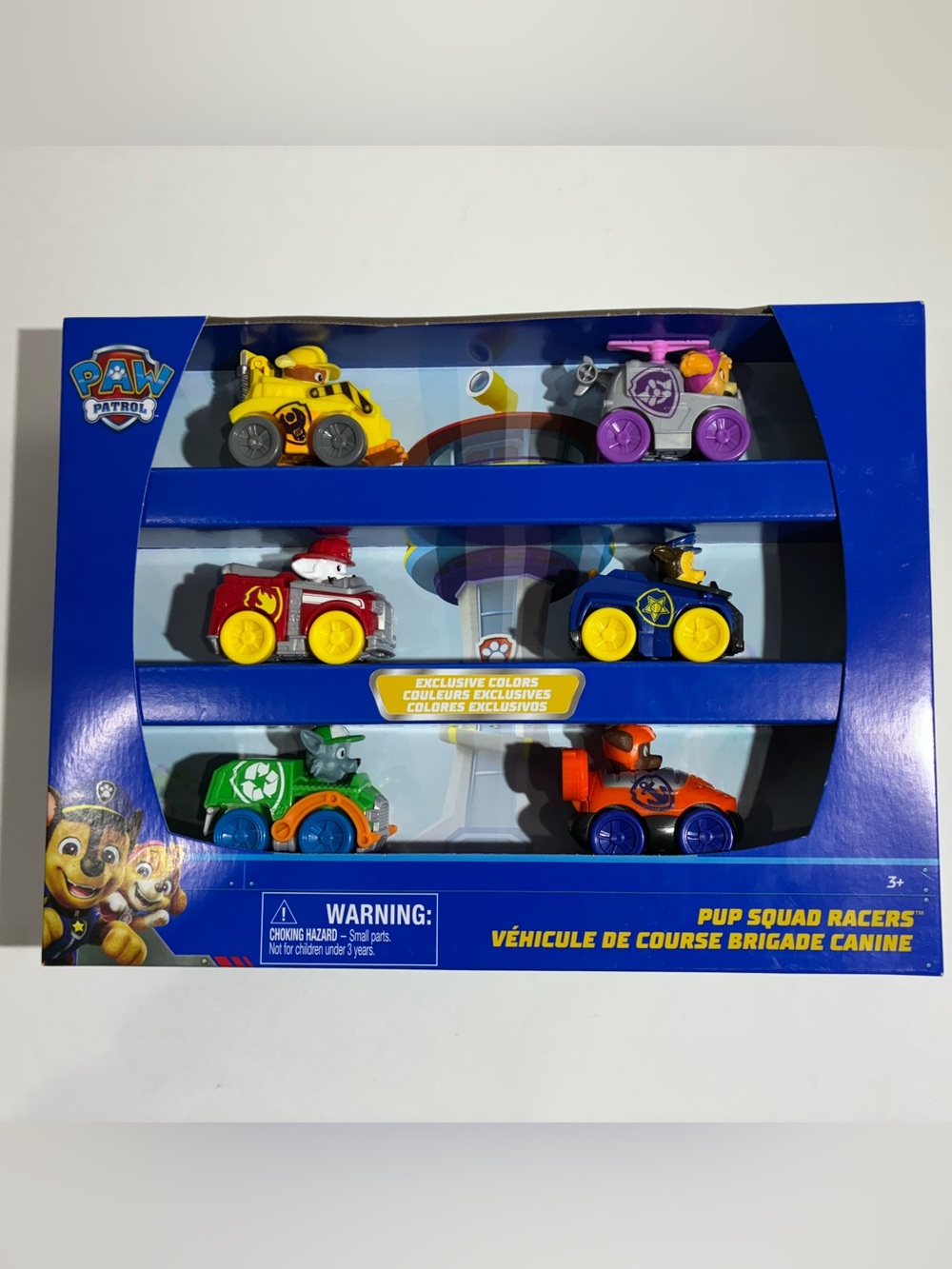 PAW Patrol Pup Squad Racers Exclusive Colors 6 Vehicle Gift Set New in Box
